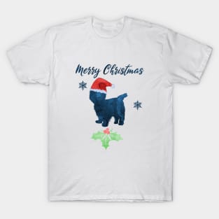 Merry Christmas Bichon Frise Art T-Shirt